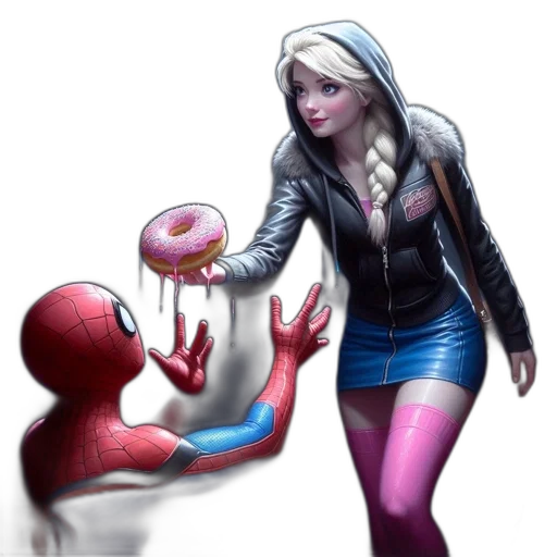 concept art, comic book art, fantasy art, 3d render transparent PNG cut-out