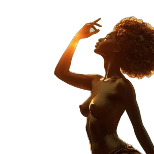 hair, jewelry, photorealistic, golden transparent PNG cut-out