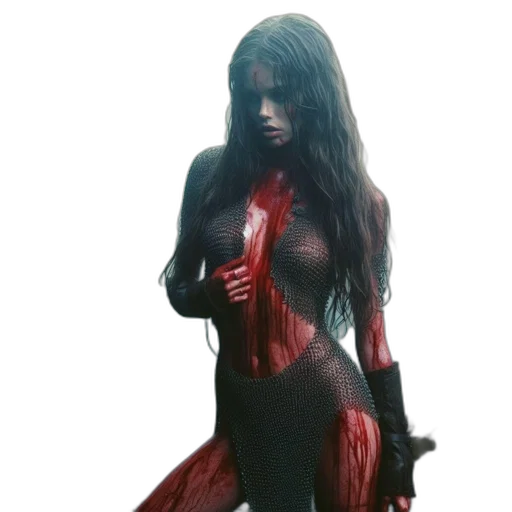 dress, creature, comic book art, concept art transparent PNG cut-out