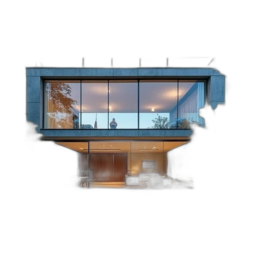 building, 3d render, concept art, photorealistic transparent PNG cut-out
