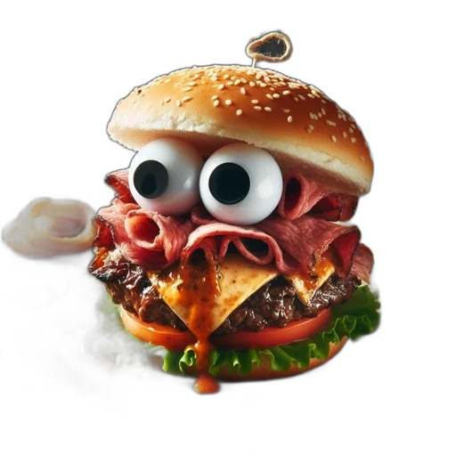food, animal, creature, face transparent PNG cut-out