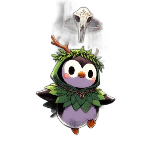 staff, crown, creature, concept art transparent PNG cut-out