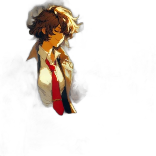 staff, jacket, face, crown transparent PNG cut-out