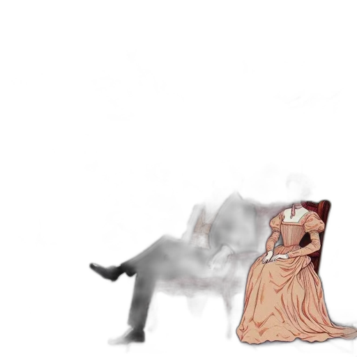 dress, creature, mask, jacket transparent PNG cut-out