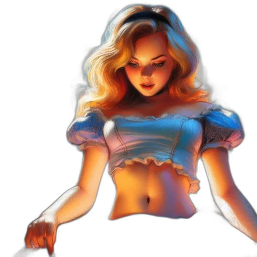 comic book art, concept art, fantasy art, 3d render transparent PNG cut-out
