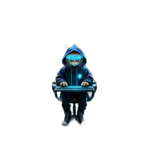 jacket, mask, robot, staff transparent PNG cut-out