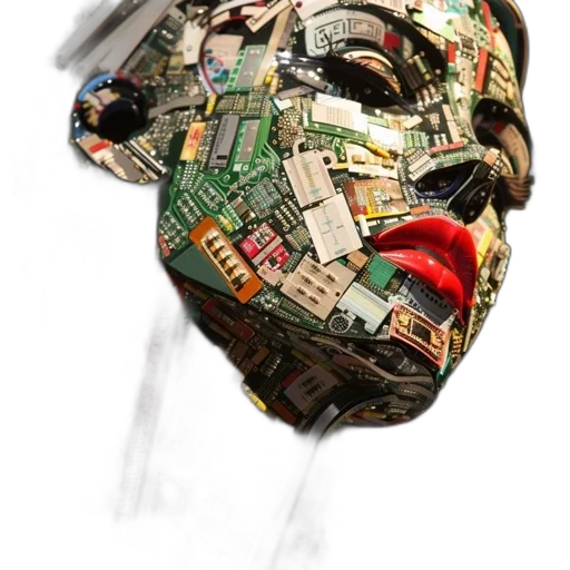 robot, mask, hat, crown transparent PNG cut-out