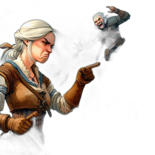 staff, concept art, fantasy art, comic book art transparent PNG cut-out