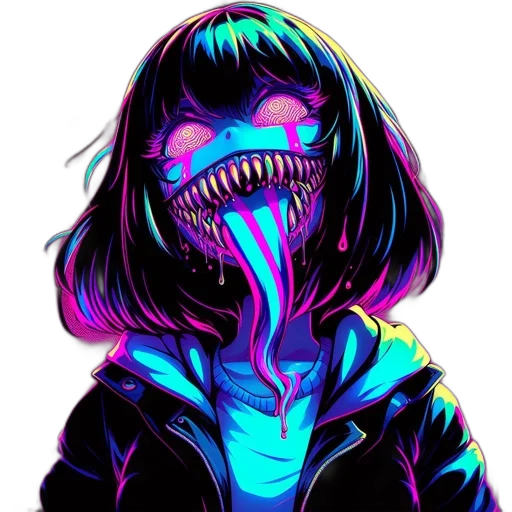 mask, creature, jacket, face transparent PNG cut-out