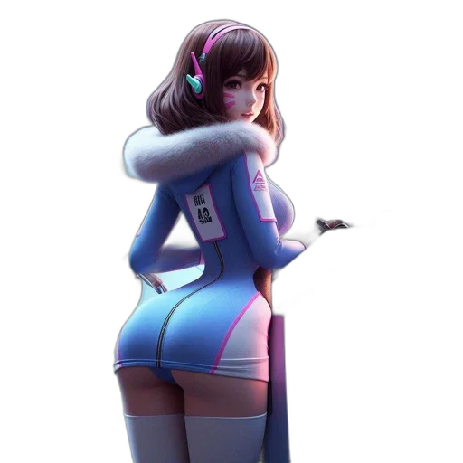 dress, jacket, robot, staff transparent PNG cut-out