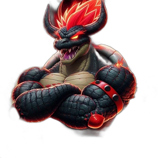 dragon, creature, staff, animal transparent PNG cut-out