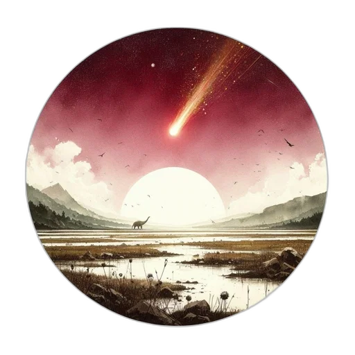 concept art, fantasy art, outer space, red transparent PNG cut-out