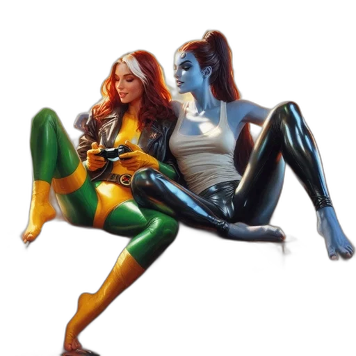concept art, comic book art, 3d render, fantasy art transparent PNG cut-out