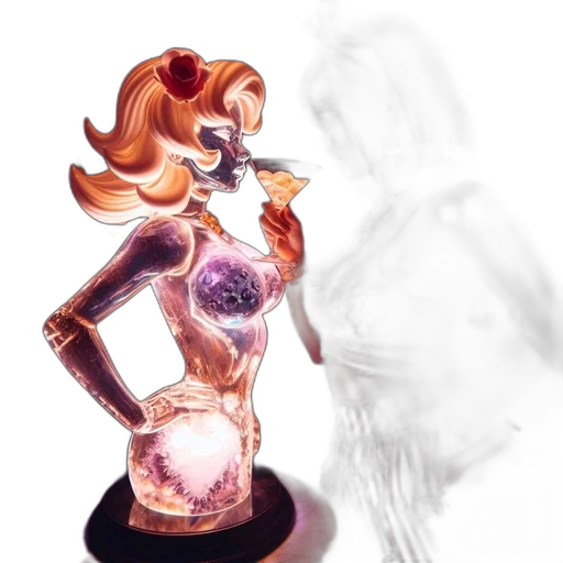 dress, jewelry, bottle, concept art transparent PNG cut-out