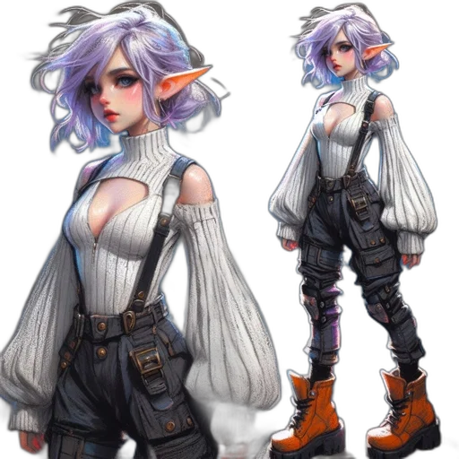 jacket, concept art, fantasy art, pixel art transparent PNG cut-out