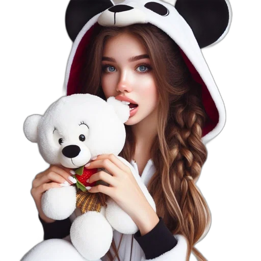 animal, face, jewelry, hat transparent PNG cut-out