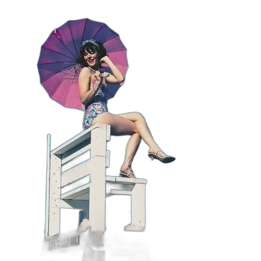 umbrella, furniture, dress, staff transparent PNG cut-out