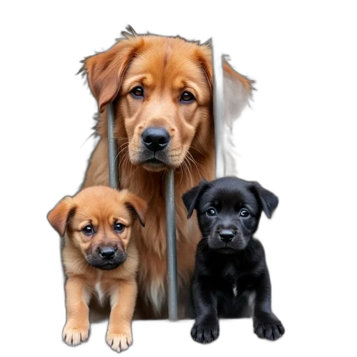 animal, staff, photorealistic, oil painting transparent PNG cut-out