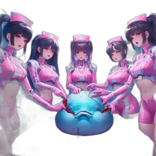 robot, staff, weapon, concept art transparent PNG cut-out