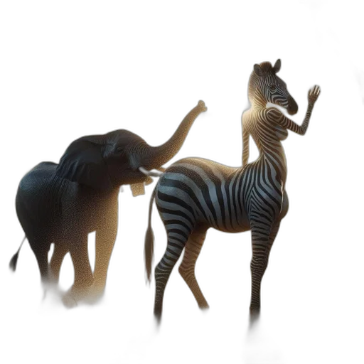 animal, creature, 3d render, concept art transparent PNG cut-out