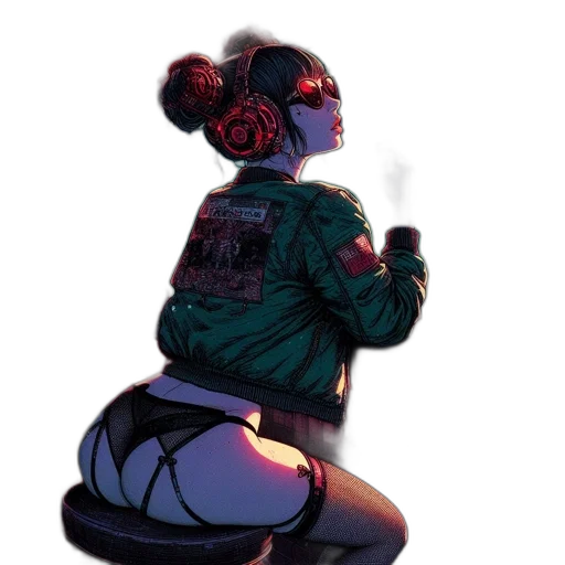 jacket, dress, robot, mask transparent PNG cut-out