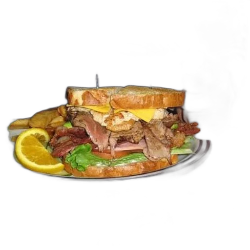 food, photorealistic, 3d render, hearty transparent PNG cut-out