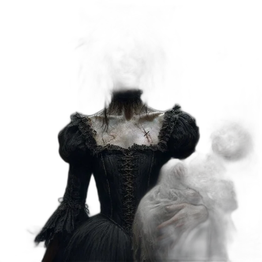 dress, mask, jacket, face transparent PNG cut-out