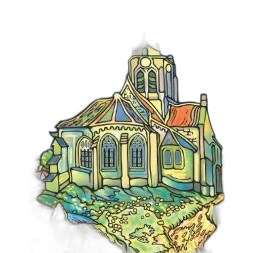building, crown, concept art, watercolor transparent PNG cut-out