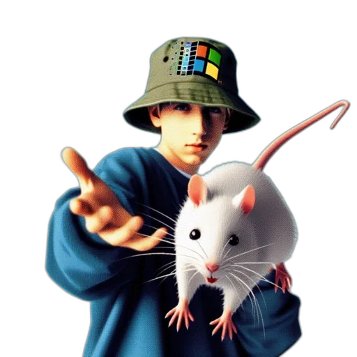 hat, animal, creature, weapon transparent PNG cut-out