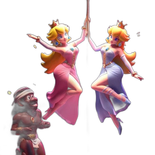 crown, staff, dress, concept art transparent PNG cut-out