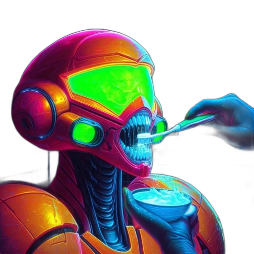 robot, mask, face, creature transparent PNG cut-out