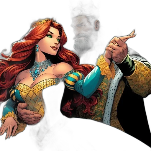 comic book art, concept art, fantasy art, fire transparent PNG cut-out