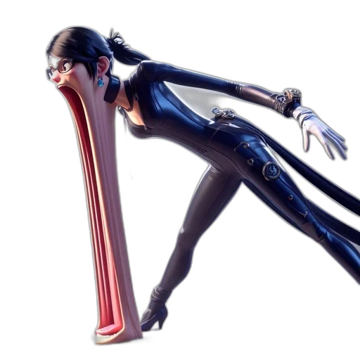 staff, robot, concept art, 3d render transparent PNG cut-out