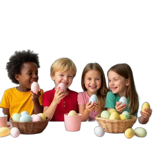 food, 3d render, pastel, group transparent PNG cut-out