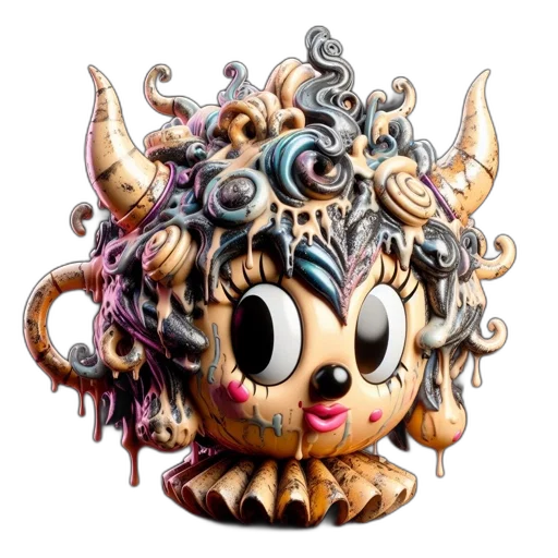 mask, crown, creature, jewelry transparent PNG cut-out