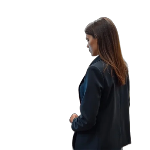 jacket, staff, dress, face transparent PNG cut-out