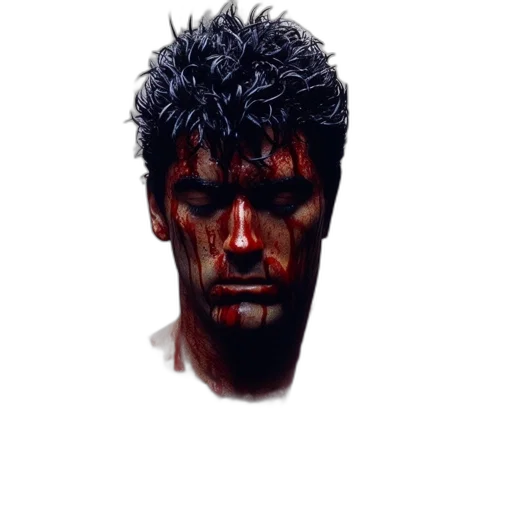face, comic book art, photorealistic, concept art transparent PNG cut-out