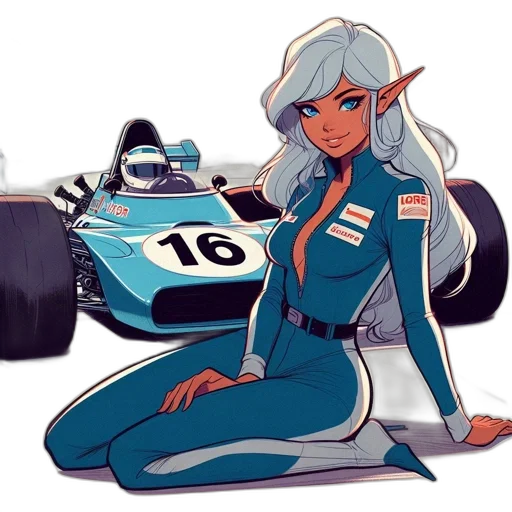 car, concept art, cartoon, comic book art transparent PNG cut-out