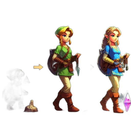 staff, pixel art, concept art, fantasy art transparent PNG cut-out
