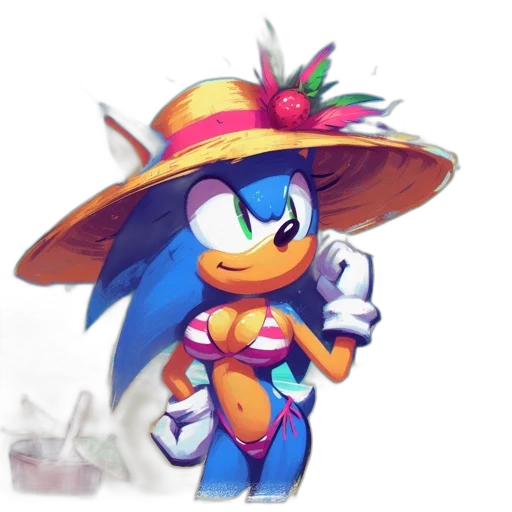 hat, flower, animal, dress transparent PNG cut-out