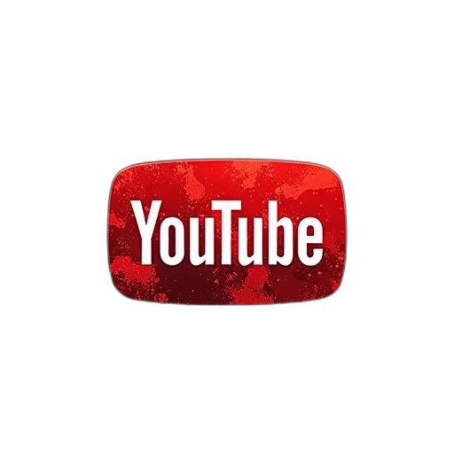 3d render, youtube, music, logo transparent PNG cut-out