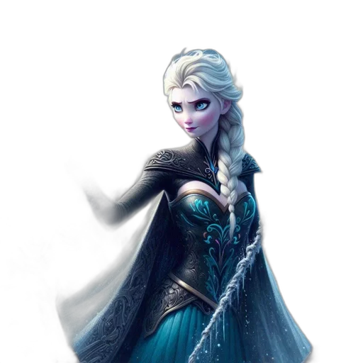 staff, sword, dragon, crown transparent PNG cut-out