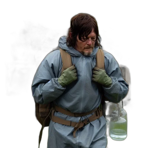 jacket, bottle, staff, concept art transparent PNG cut-out
