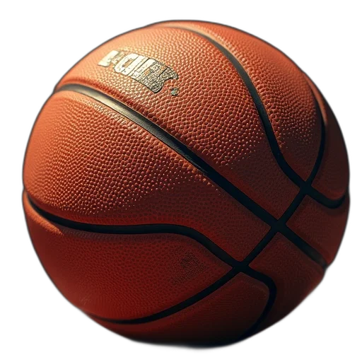 3d render, photorealistic, nba, ball transparent PNG cut-out