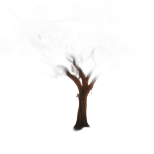 tree, staff, creature, crown transparent PNG cut-out
