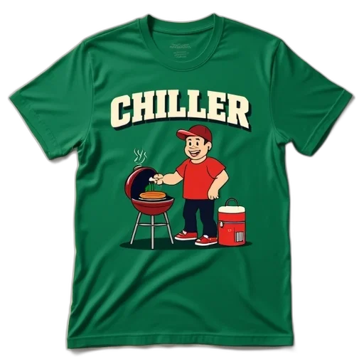 3d render, green, t-shirt, cartoon transparent PNG cut-out