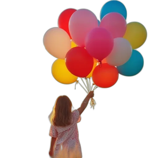 umbrella, 3d render, photorealistic, colorful transparent PNG cut-out