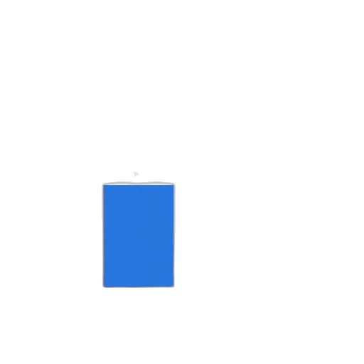 robot, pixel art, blue, monochrome transparent PNG cut-out