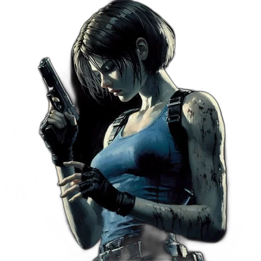 weapon, comic book art, concept art, cyberpunk transparent PNG cut-out