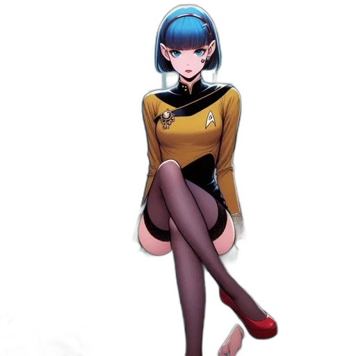 dress, staff, robot, jacket transparent PNG cut-out